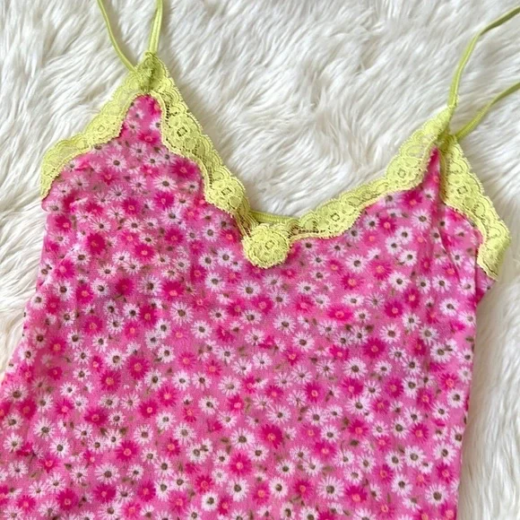 Victoria’s Secret Floral Mesh Cami - Picture 2 of 5